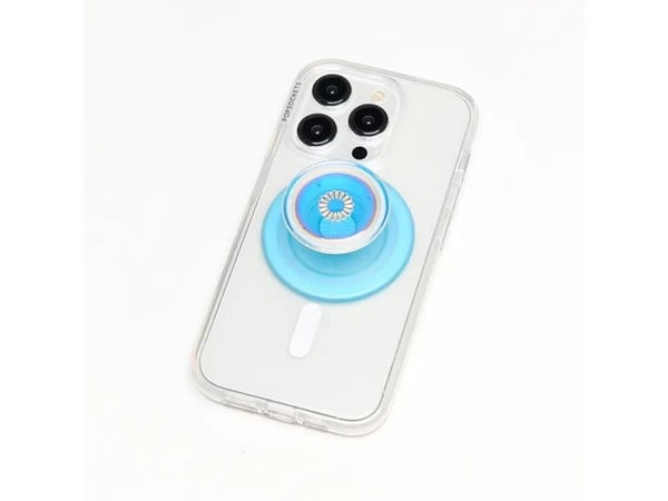 PopSockets 806891, Grep, Blå, Tekstmønster, Opalescent Blue, Apple, iPhone 17 Pro Max
