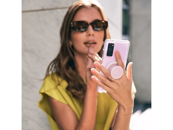 PopSockets 806878, Grep, Lavender, Gjennomsiktig, Tekstmønster, Apple, iPhone 17 Pro Max