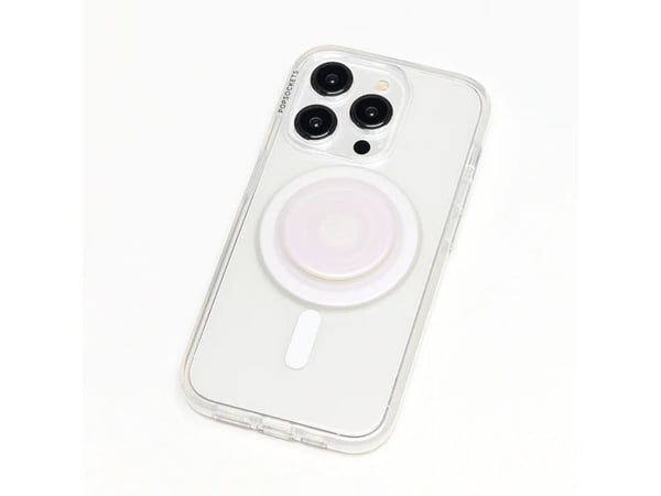 PopSockets 806878, Grep, Lavender, Gjennomsiktig, Tekstmønster, Apple, iPhone 17 Pro Max