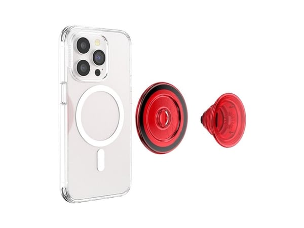 PopSockets 806865, Grepp, Röd, Danger Red, Apple, iPhone 17 Pro Max, 1 styck