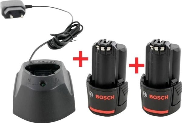 Bosch GSR Professional 120-LI - Drill/driver - trådløs - 2 hastigheter 10 mm - 30 N·m - 2 batterier - 12 V