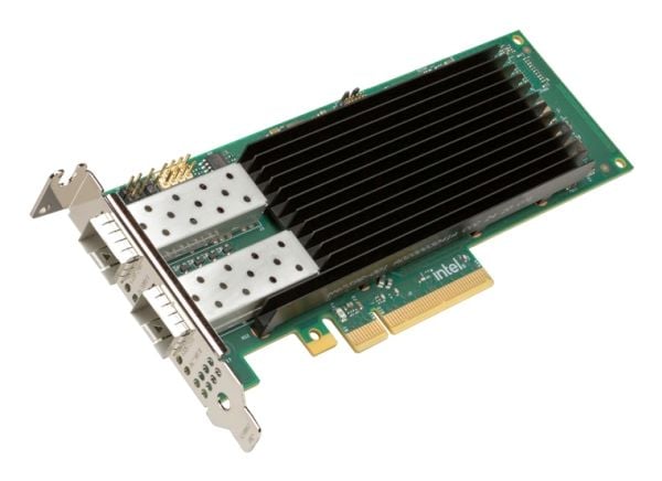 Intel Ethernet-nettverksadapter E830-XXVDA2 - Nettverksadapter - PCIe 4.0 x8 lavprofil - 10/25 Gigabit SFP28 x 2
