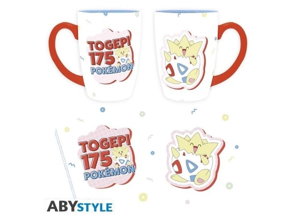 ABYstyle Pokémon, Single/enkelt, 0,4 l, Krus, Universell, Flerfarget, Stengods
