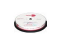 Primeon ultra-protect-disc - 10 x BD-R DL - 50 GB 2x - 8x - påskrivningsetiketter - sølv - spindel