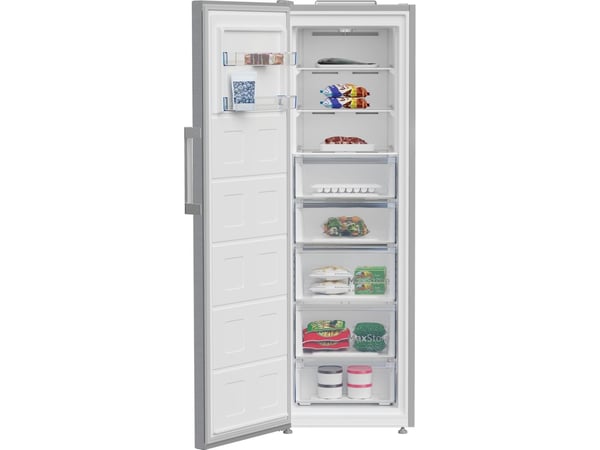 Beko , 286 l, 17 kg/24t, SN-T, Frostfritt system, E, Sølv