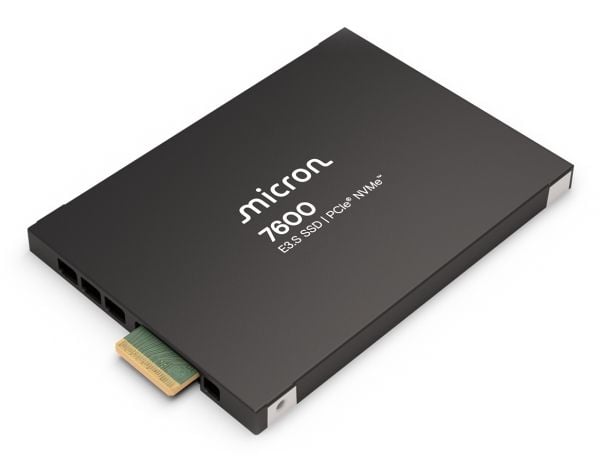 Micron 7600 PRO - SSD - Read Intensive - kryptert - 3.84 TB - intern - 2.5" - U.2 PCIe 5.0 x4 (NVMe) - FIPS 140-3 Level 2 - TCG Opal Encryption