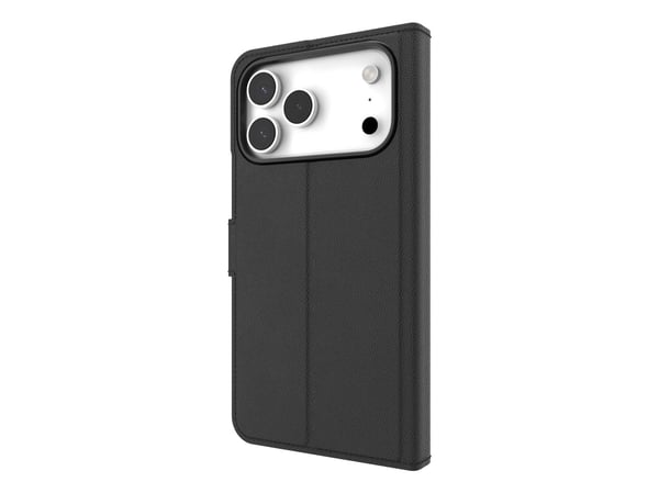 ZAGG Defence - Vikbart fodral för mobiltelefon - polyuretanläder, polykarbonat (PC) - svart - för Apple iPhone 17 Pro Max