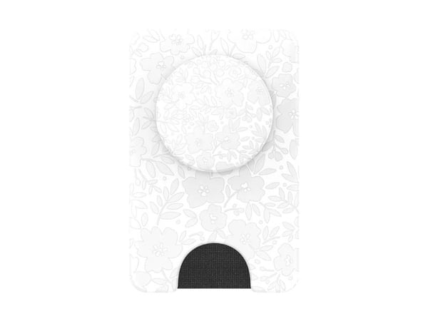 PopSockets 806927, Lommebok, Hvit, Blomstermønster, Apple, iPhone 17 Pro Max, 1 stykker
