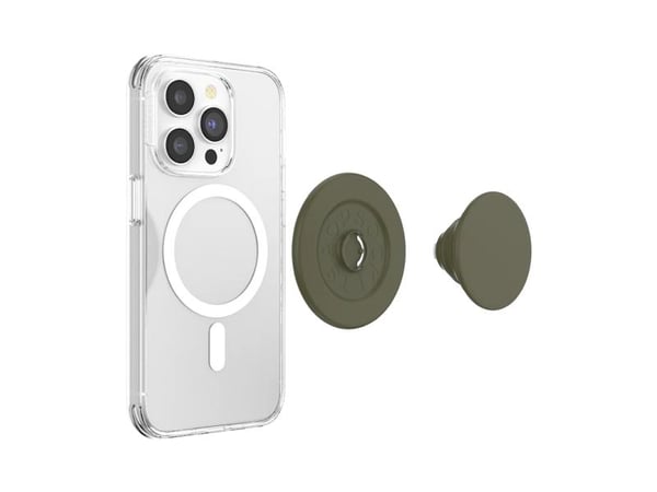 PopSockets 807492, Grep, Oliven, Ingen mønster, Apple, iPhone 17 Pro Max, 1 stykker