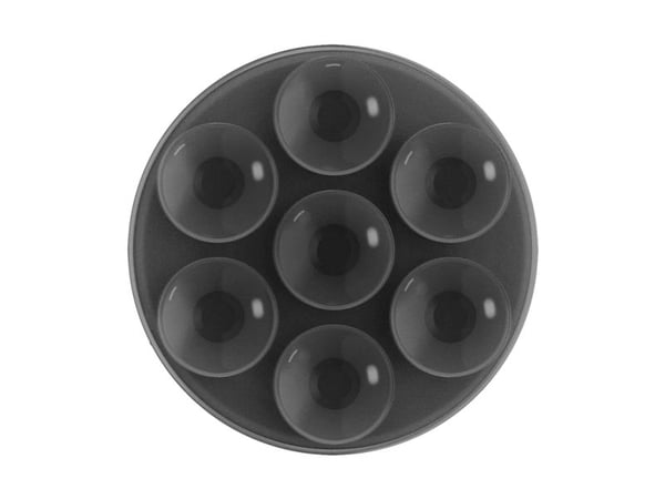 PopSockets 807718, Grep, Svart, Ingen mønster, Apple, iPhone 17 Pro Max, 1 stykker