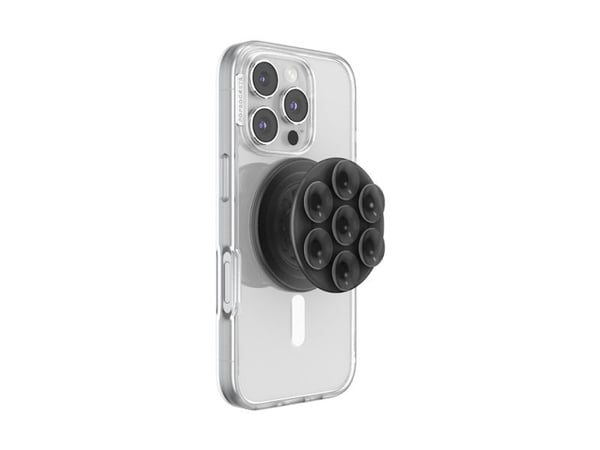 PopSockets 807718, Grep, Svart, Ingen mønster, Apple, iPhone 17 Pro Max, 1 stykker