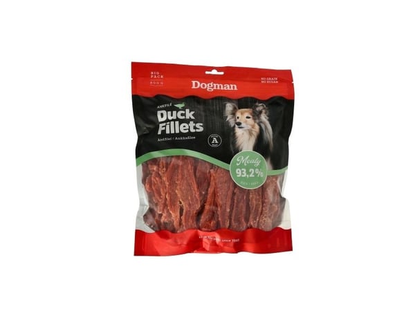 Dogman Meaty Duck Fillets Hundgodis 800g