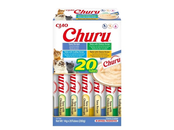 Churu Cat Cremy Tuna Varieties 20x14g Churu Cat Cremy Tuna Varieties 20x14g