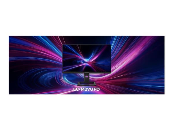 LC Power LC-M27UFD - LCD-skärm - 27" - 3840 x 2160 4K UHD (2160p) @ 160 Hz - Fast IPS - 350 cd/m² - 1000:1 - DisplayHDR 400 - 1 ms - 2xHDMI, Displa...