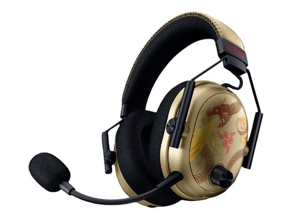 Razer BlackShark V3 Pro - Counter Strike 2 Edition - hodesett - 7.1.4 kanal - full størrelse - Bluetooth / 2,4 GHz radiofrekvens - trådløs, kablet ...