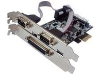 Longshine Controller PCIe 2x seriell 1x parallell (RS232C) detaljhandel