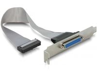 Delock - Parallellpanel - DB-25 (hunn) til 26 pin IDC (hunn) - 22 cm