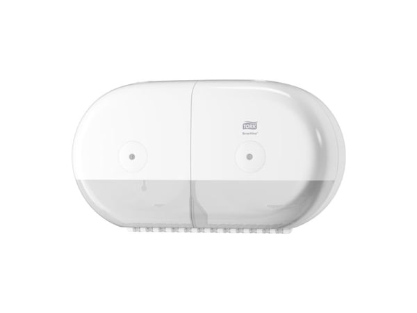 Dispenser Tork SmartOne® T9 Twin Mini Elevation, hvit - for toalettpapir
