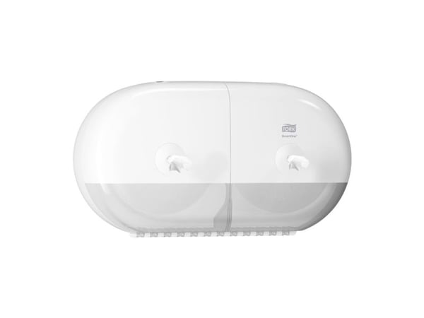 Dispenser Tork SmartOne® T9 Twin Mini Elevation, hvit - for toalettpapir