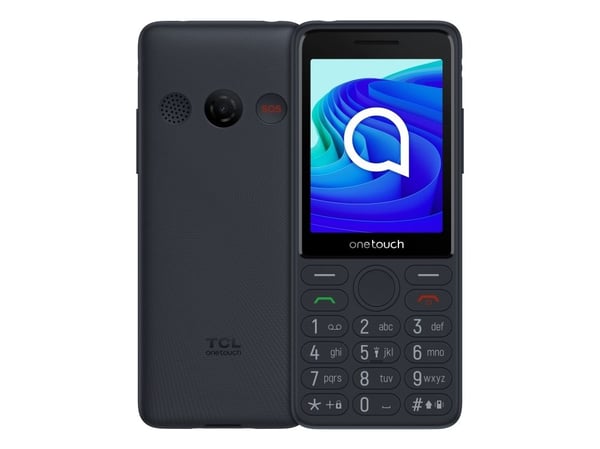TCL OneTouch 4042S, Perusmalli, Kaksois-SIM, 7,11 cm (2.8"), Bluetooth, 1500 mAh, musta