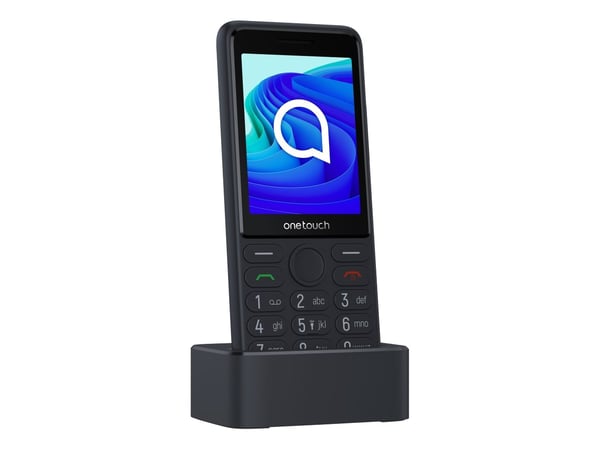 TCL OneTouch 4042S, Perusmalli, Kaksois-SIM, 7,11 cm (2.8"), Bluetooth, 1500 mAh, musta