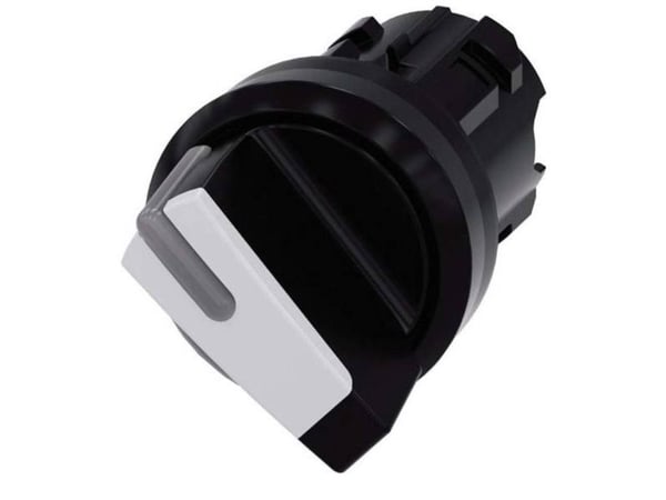 Siemens 3SU1002-2BC60-0AA0, Muovi, Musta, Valkoinen, 23 g, 30 mm, 28 mm, 52 mm
