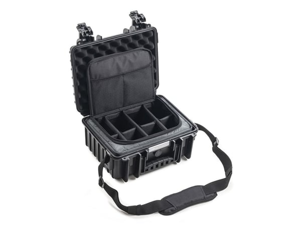 B&W Cases PP.117.TEX, Hårt fodral, Svart, Polypropylen (PP), Monokromatiskt, 11,7 l, -30 - 80 ° C