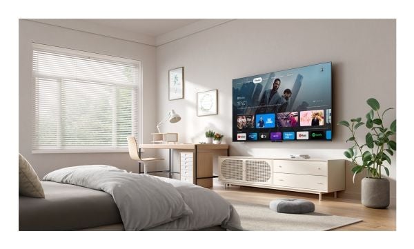TCL 55P6K - 55" Diagonalklasse (54.5" synlig) - P6K Series LED-bakgrunnsbelyst LCD TV - Smart TV - Google TV - 4K UHD (2160p) 3840 x 2160 - HDR - b...