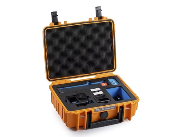 B&W Cases PP.41.GoPro13, Hård veske, Oransje, Polypropylen (PP), Skum, Monokromatisk, 4100 l