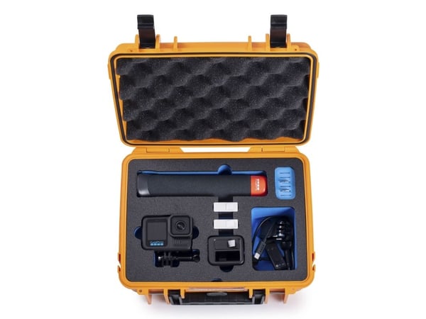B&W Cases PP.41.GoPro13, Hård veske, Oransje, Polypropylen (PP), Skum, Monokromatisk, 4100 l