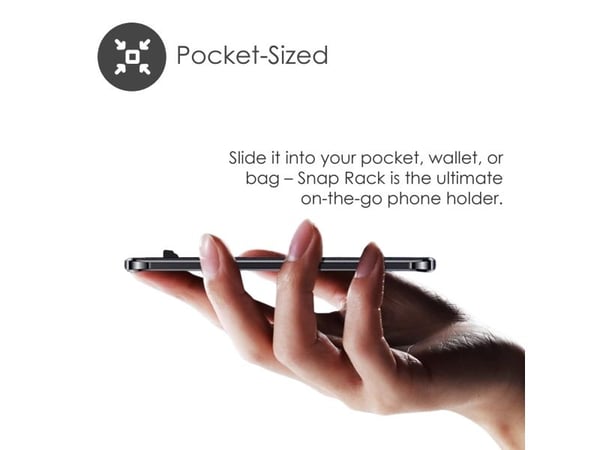 Desire2 D2PFOLDGY, Mobiltelefon/smarttelefon, Passiv holder, Bord, Svart