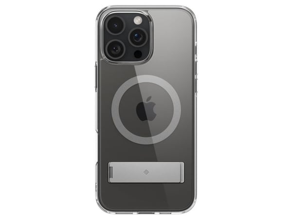 Caseology Capella Mag (Kickstand), Etui, Apple, iPhone 16 Pro, 16 cm (6.3"), Grå, Gjennomsiktig