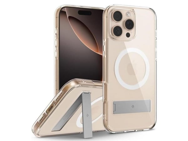 Caseology Capella Mag (Kickstand), Suojus, Apple, iPhone 16 Pro Max, 17,5 cm (6.9"), Läpinäkyvä, Valkoinen