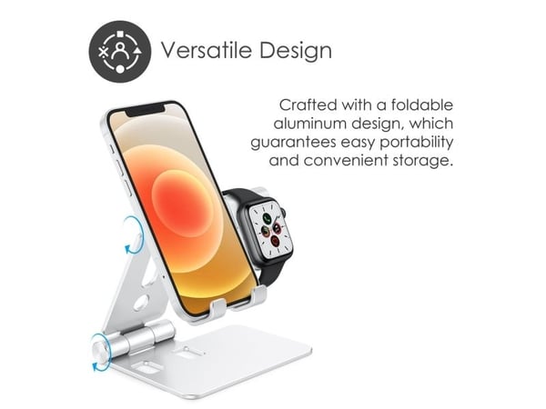 Desire2 D2PAWCSSI, Mobiltelefon/smarttelefon, Smartklokke, Passiv holder, Bord, Sølv