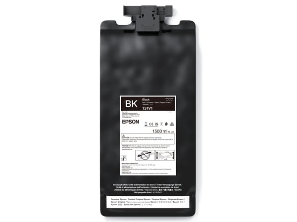 Epson UltraChrome GS3, musta, 1500 ml, 1 kpl, Kertapakkaus