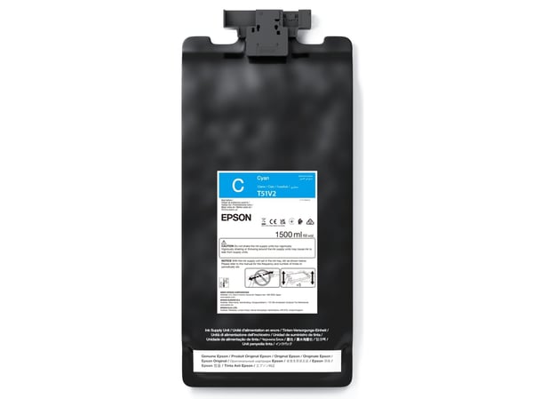 Epson UltraChrome GS3, Syaani, 1500 ml, 1 kpl, Kertapakkaus