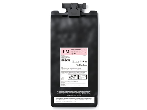 Epson UltraChrome GS3, Vaalea Magenta, 1500 ml, 1 kpl, Kertapakkaus