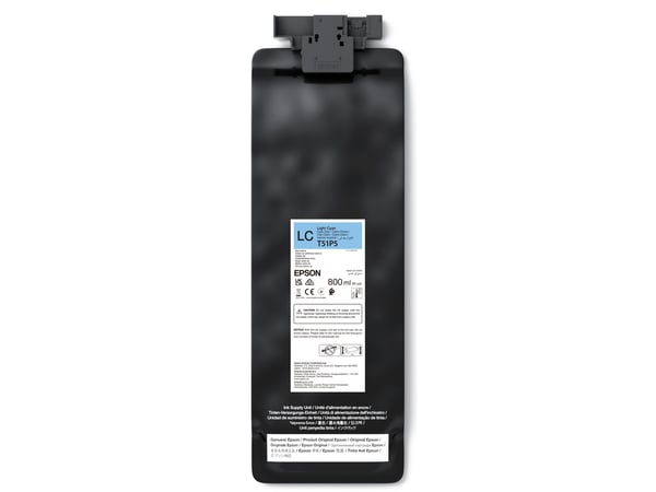 Epson T51P5 - 800 ml - lys cyan - original - blekkpakke - for SureColor S9100