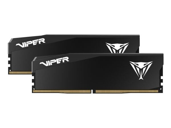 PATRIOT VIPER ELITE 5 ULTRA - DDR5 - sett - 32 GB: 2 x 16 GB - DIMM 288-pin - 6000 MT/s / PC5-48000 - CL28 - 1.4 V - ikke-bufret - on-die ECC - svart
