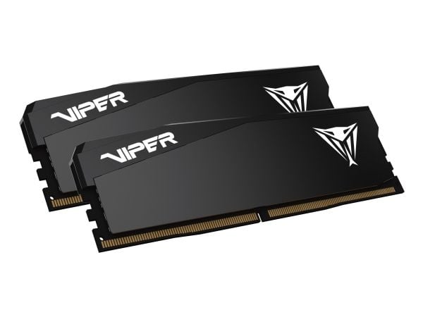 PATRIOT VIPER ELITE 5 ULTRA - DDR5 - sett - 32 GB: 2 x 16 GB - DIMM 288-pin - 6000 MT/s / PC5-48000 - CL28 - 1.4 V - ikke-bufret - on-die ECC - svart