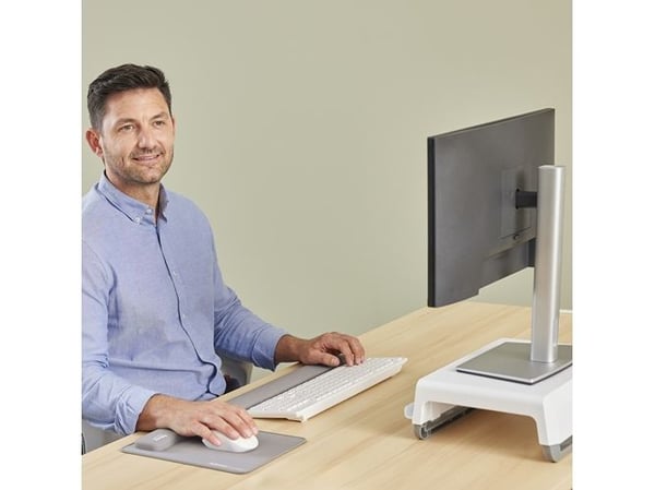Fellowes Breyta, Silikon, Grå, EN ISO 9241-5, 60 mm, 180 mm, 17,5 mm