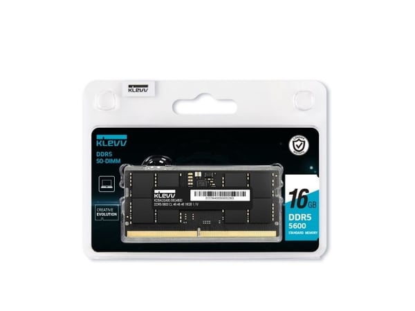Klevv SO-DIMM, 16 GB, 1 x 16 GB, DDR5, 262-pinners SO-DIMM