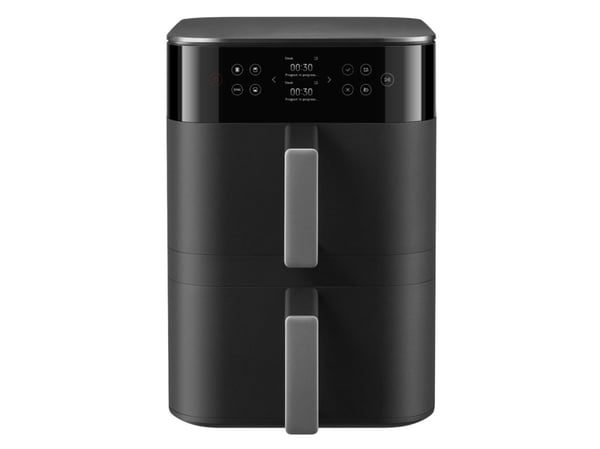 Xiaomi Smart Double Stack Air Fryer 12L, Varmluftsfrityr, 12 l, 40 °C, 230 °C, Dobbel, Svart