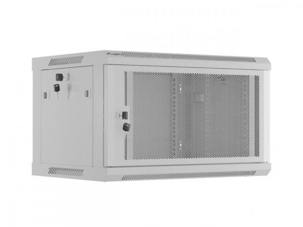 Lanberg WF01 Series - Rack skap - veggmonterbar - grå, RAL 7035 - 6U - 19"
