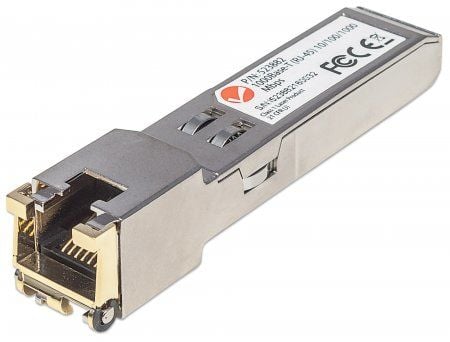 Intellinet 523882, 1250 Mbit/s, SFP, 100 m, Gigabit Ethernet, IEEE 802.3, IEEE 802.3ab, IEEE 802.3u, Full