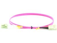MicroConnect - Nettverkskabel - LC/UPC-multimodus til SC/UPC-multimodus - 3 m - fiberoptisk - 50 / 125 mikroner - OM4 - halogenfri - erikafiolett