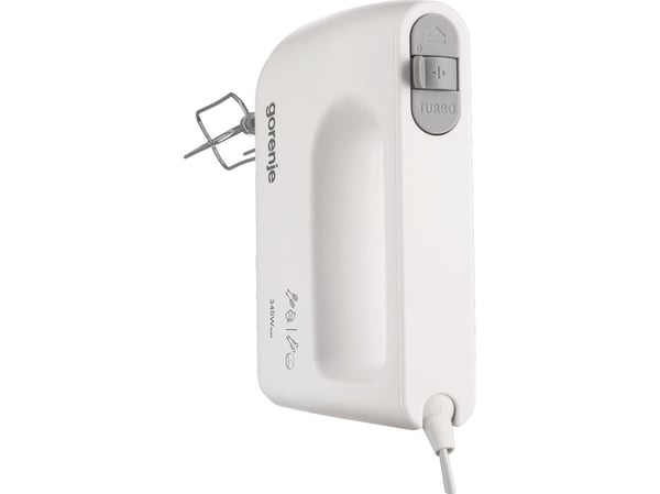 Gorenje 733349, Håndmikser, Hvit, Vispe, Miksing, 1,3 m, Knapper, 300 W