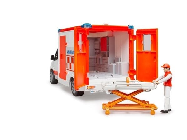 Bruder Mercedes-Benz Sprinter Ambulance med chauffør legetøj