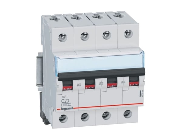 Legrand TX3, Dvärgbrytare, Typ C, IP20, 240 - 415 V