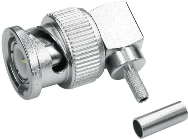 Telegärtner J01002A1356 BNC-kontakt Kontakt, vinklad 75 Ω 1 st